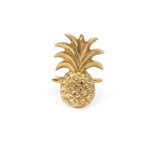 The pineapple napking ring - Gold