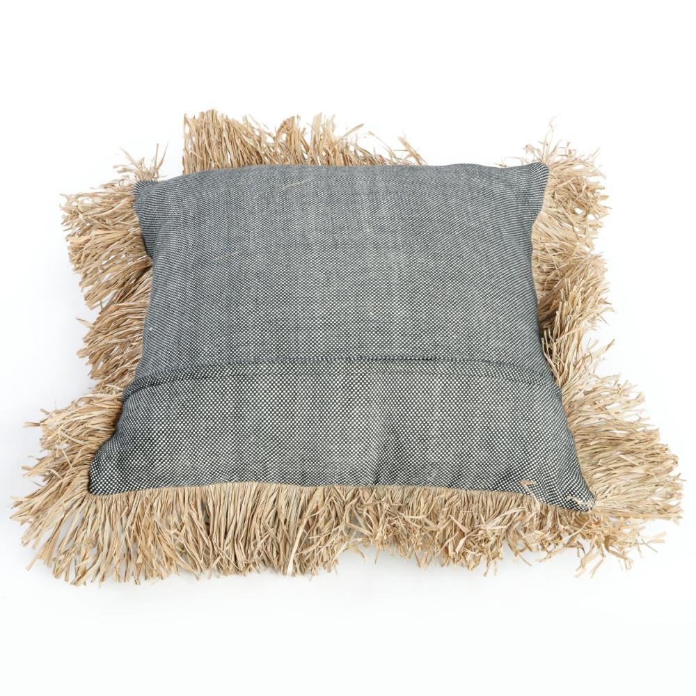 The Cotton Bonita  cushion cover - black Natural - 60x60