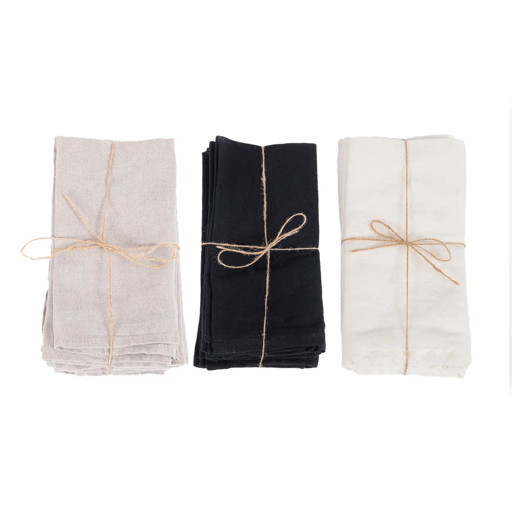 The Linen napkin - Beige - Set of 4