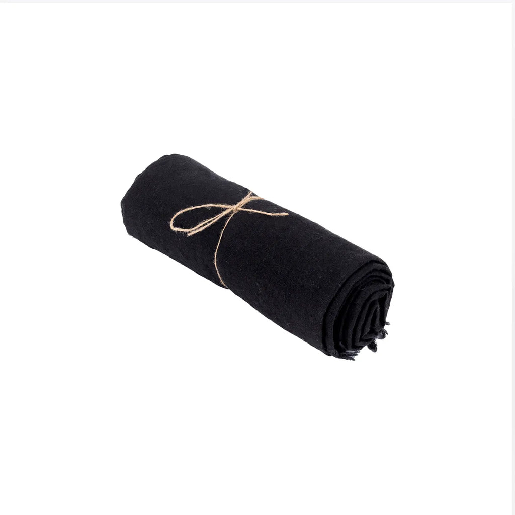 The Linen tablecloth - Black -150x150