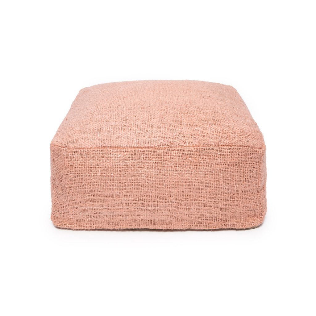 The Oh My Gee Pouf -Salmon pink