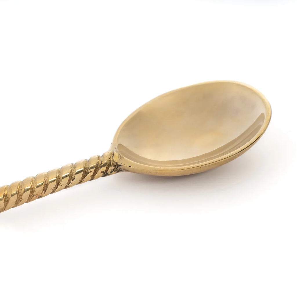 The palmtree salad spoon - Gold