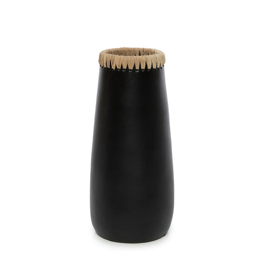 The Sneaky Vase - black natural - L