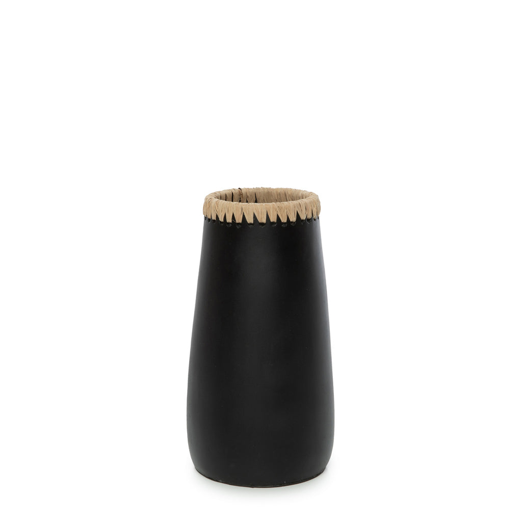 The Sneaky Vase - black natural - M