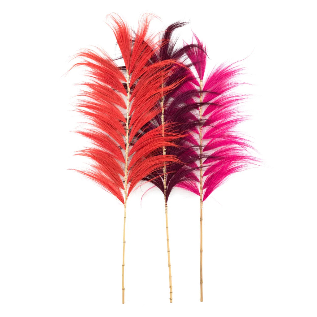 The Stunning Leaf - vibrand red- Set of 6