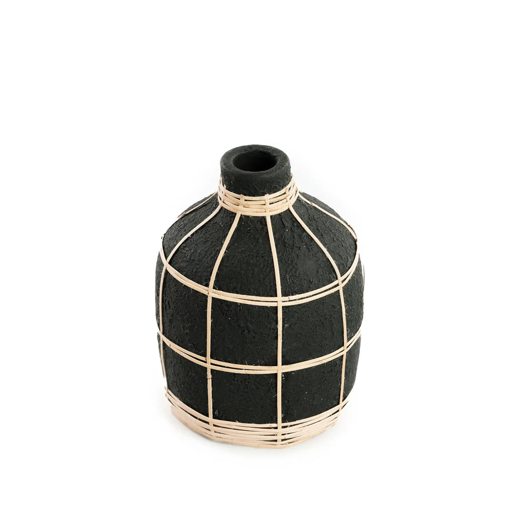 The Whoopy Vase - black natural - S