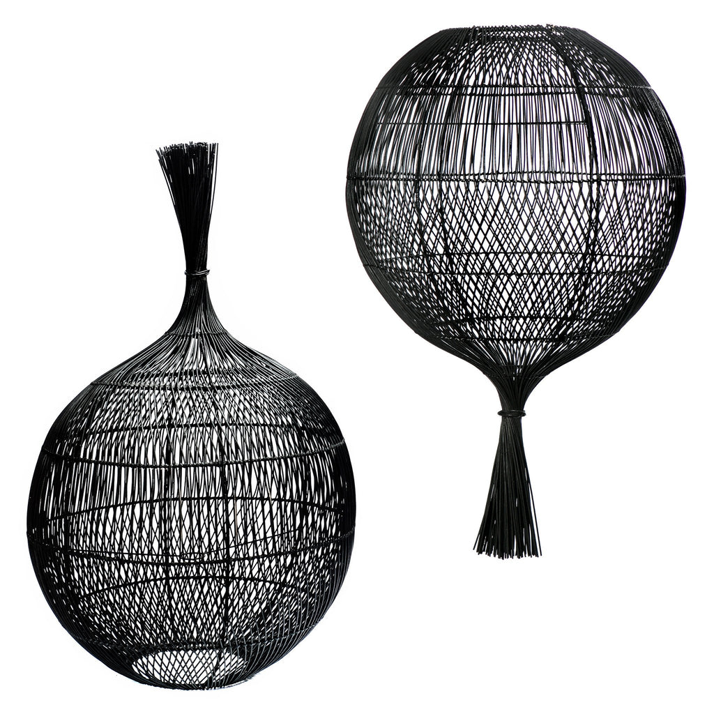 The Wonton Floor- and pendant lamp - Black