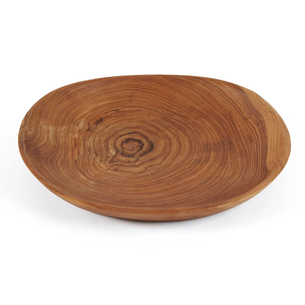 The Teak Root Organic plate