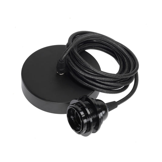Lampfitting for ceiling - black - 1 Fitting